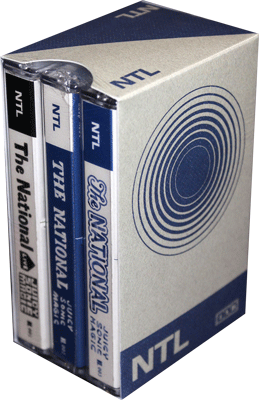 The National 3 cassette slipcase