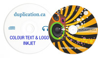 cd dvd inkjet print examples