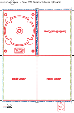 DVD digipak with 1 tray