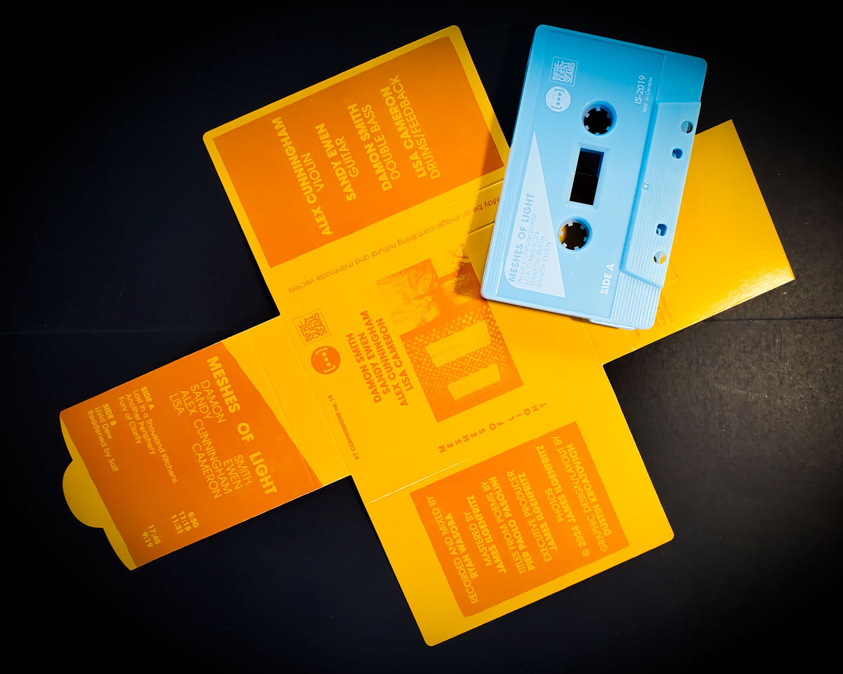 Printed Maltese Cross packages for audio cassette
